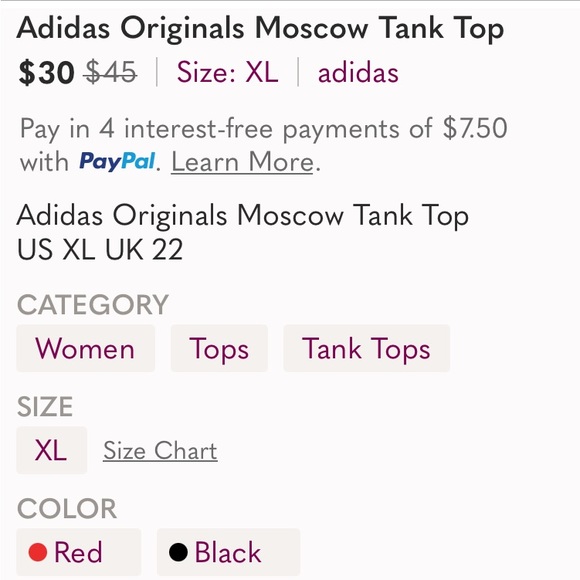 Adidas Originals Moscow Tank Top - Picture 13 of 13